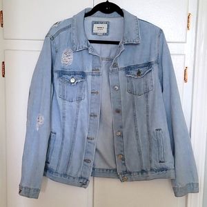 Distressed Jean jacket